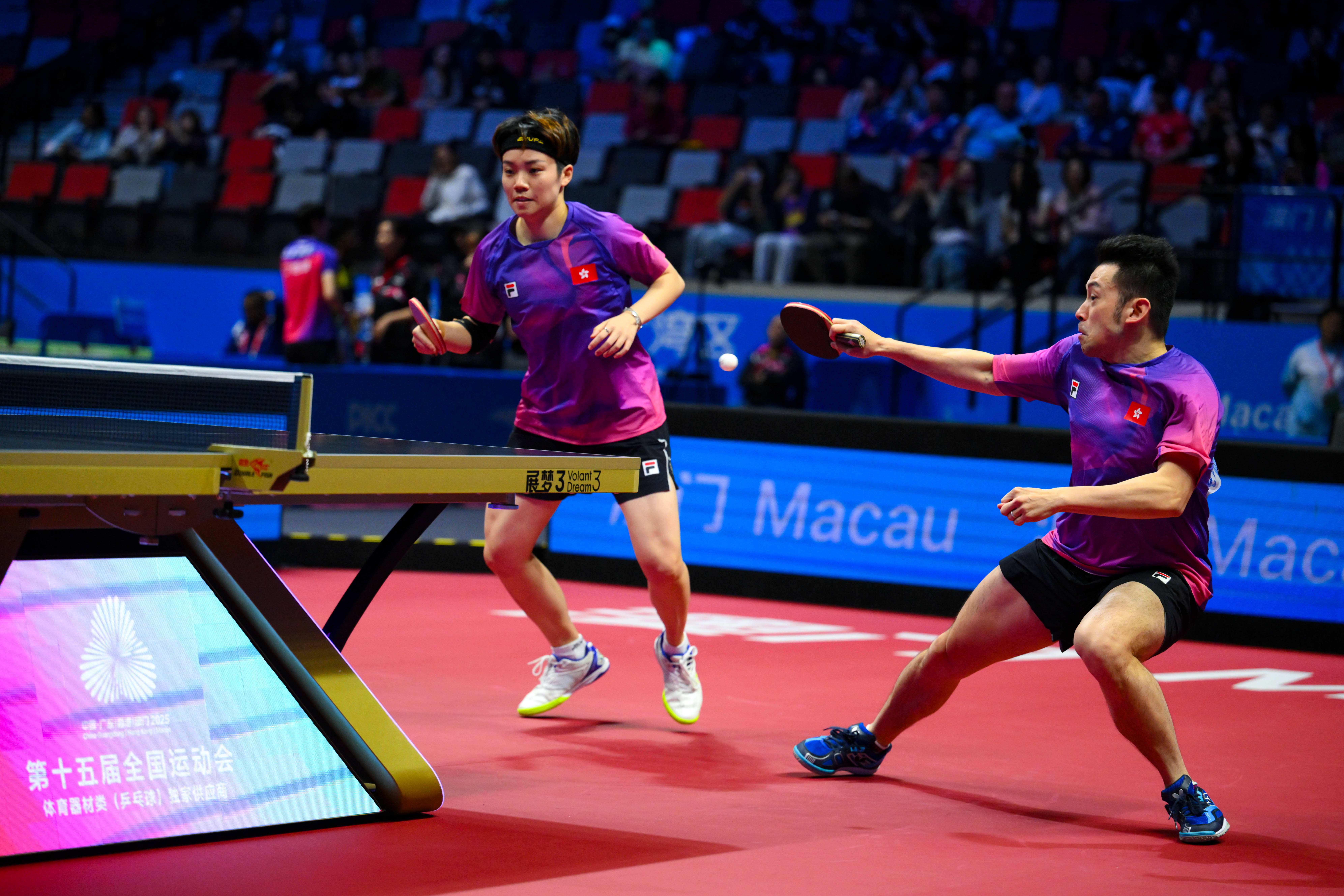 （全运会）乒乓球——混合双打1/8决赛赛况