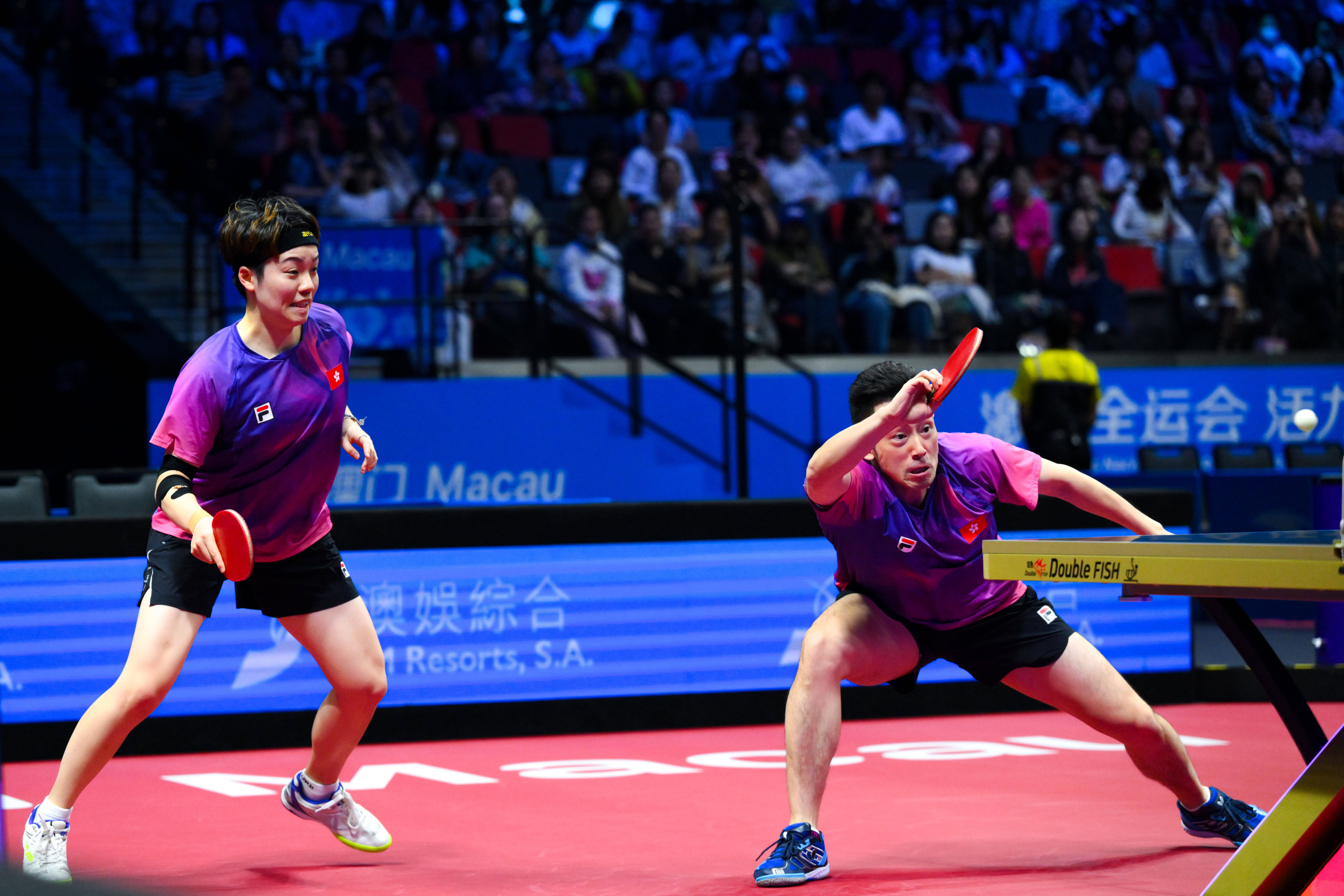 （全运会）乒乓球——混合双打1/8决赛赛况