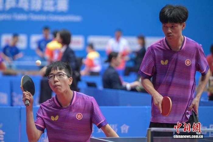 特奥乒乓球女子单打、男子双打比赛在香港举行